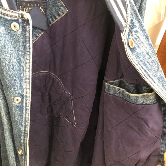 Vintage LosAngelesLakers Jean jacket XL men unisex - Picture 2 of 5